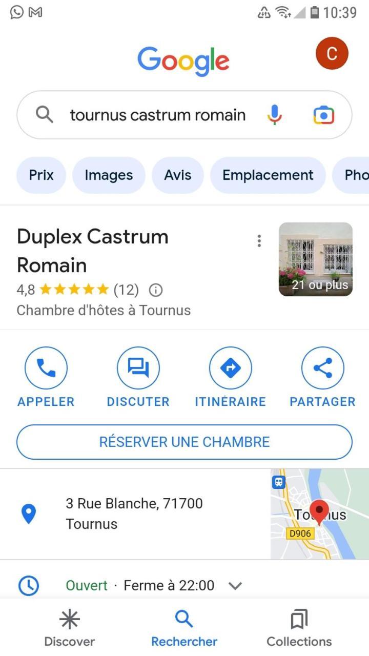 Tournus Castrum Romain - Duplex 54 M2 - 3 Etoiles - Petit Box Velo - 5Mn Autoroute חדר תמונה